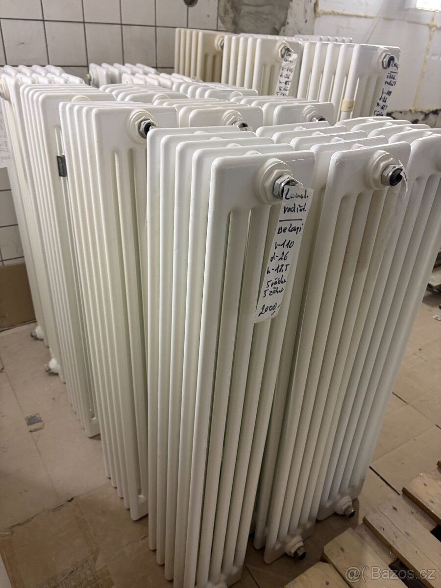 trubkové plechové retro radiátory - 7