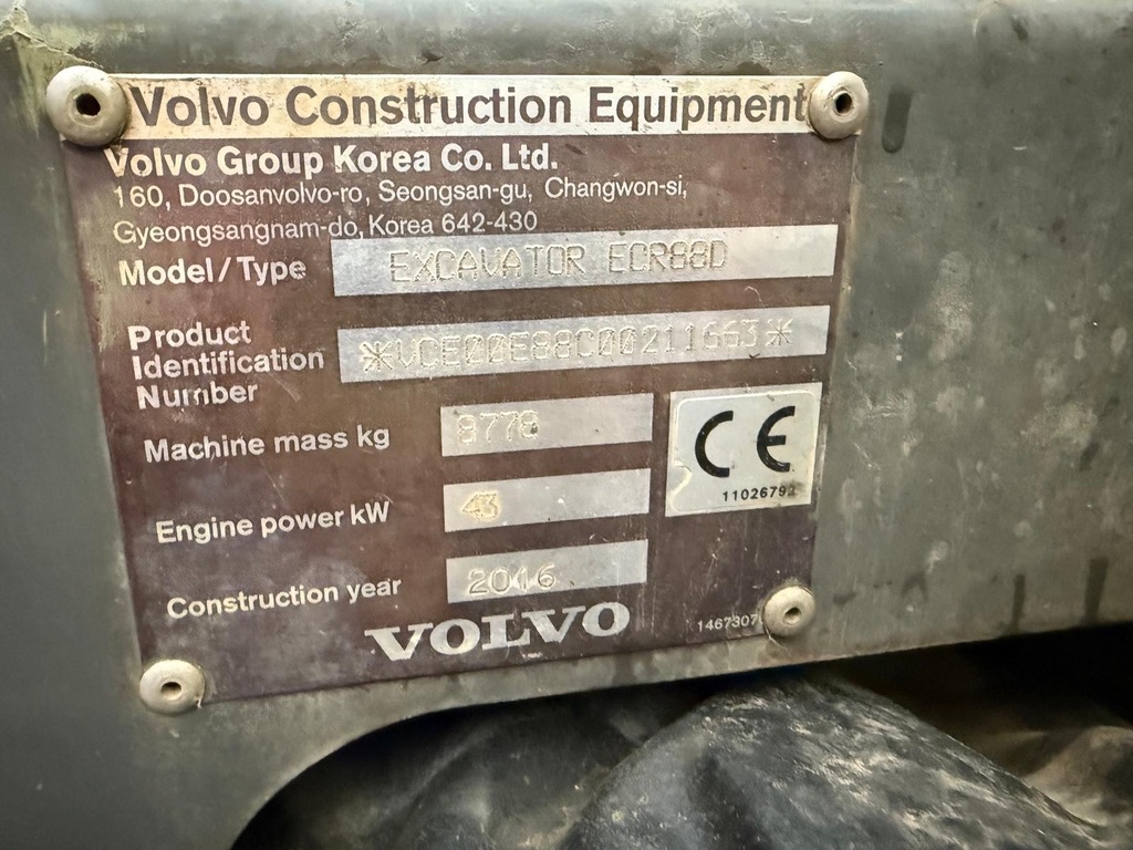 Pásový bagr Volvo ECR 88D - 7