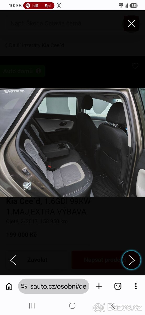 Kia Cee'd 1.6 GDI 99kw,extra vybava - 7