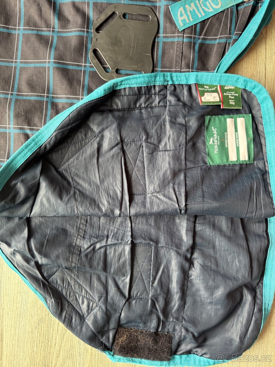 Pony plus deka Horseware ripstop 600D vel. 115cm 50g - 7