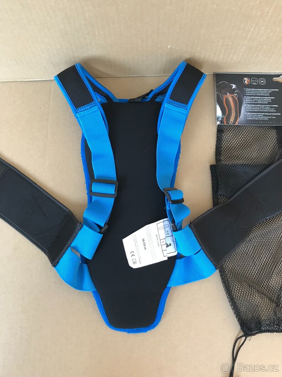 Dětský chránič páteře Etape Backbone Blue Páteřák, - 7