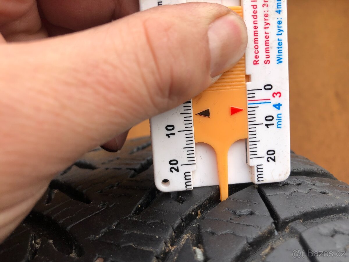 15 " plechové kola VW Caddy-VW Touran-Octavia II zimní pneu - 7