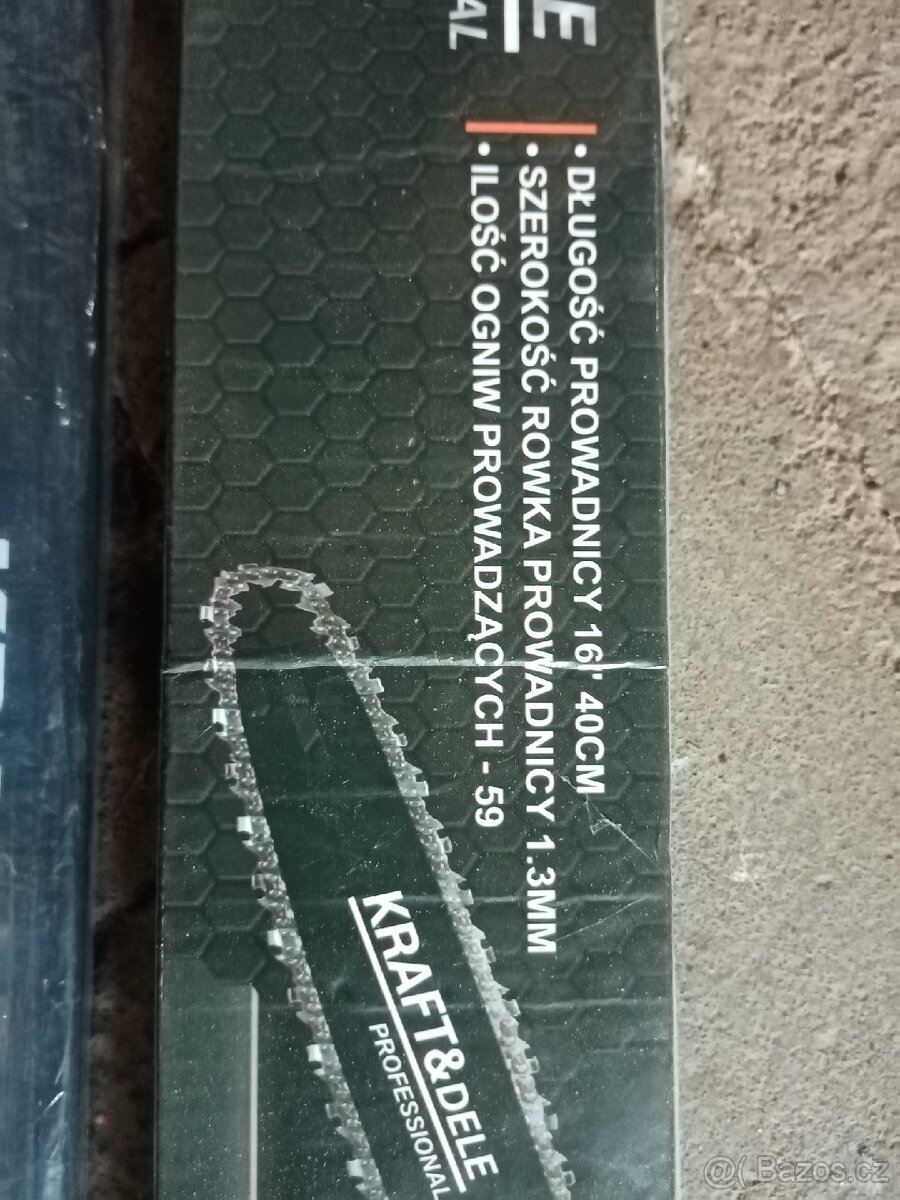 Vodící lišta pro motorovou pilu značky Kraft&Dele, - 7