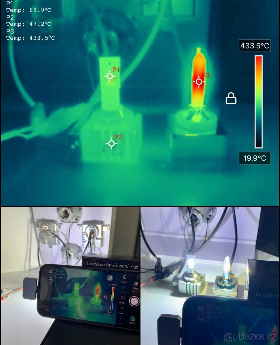 Nové LED žárovky D1S/D2S/D3S 6000K + LED T10 zdarma - 7