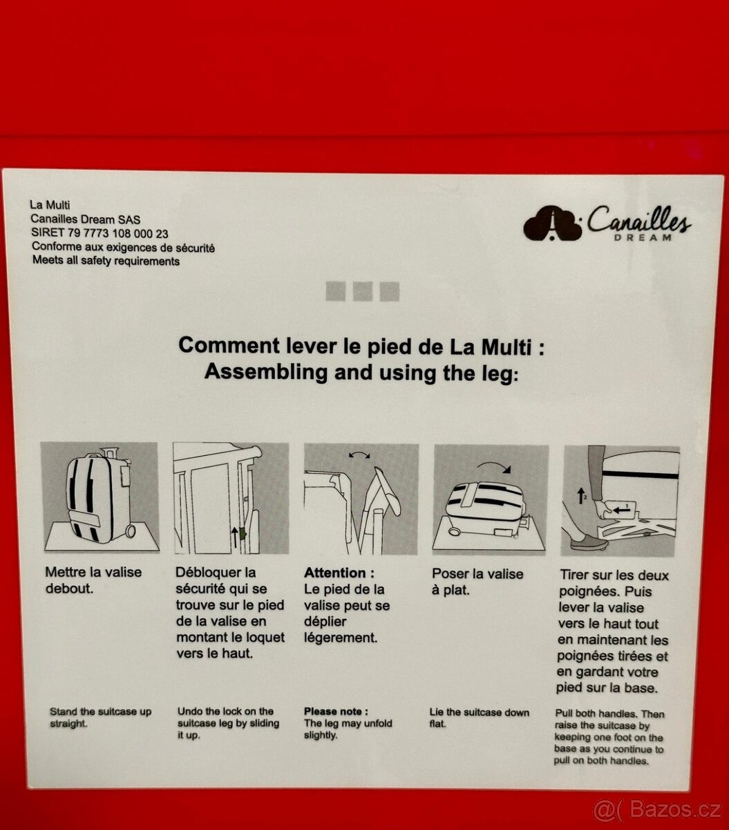 Kufr Multi 6v1 – postýlka, vanička, přebalovák, lehátko/koš - 7