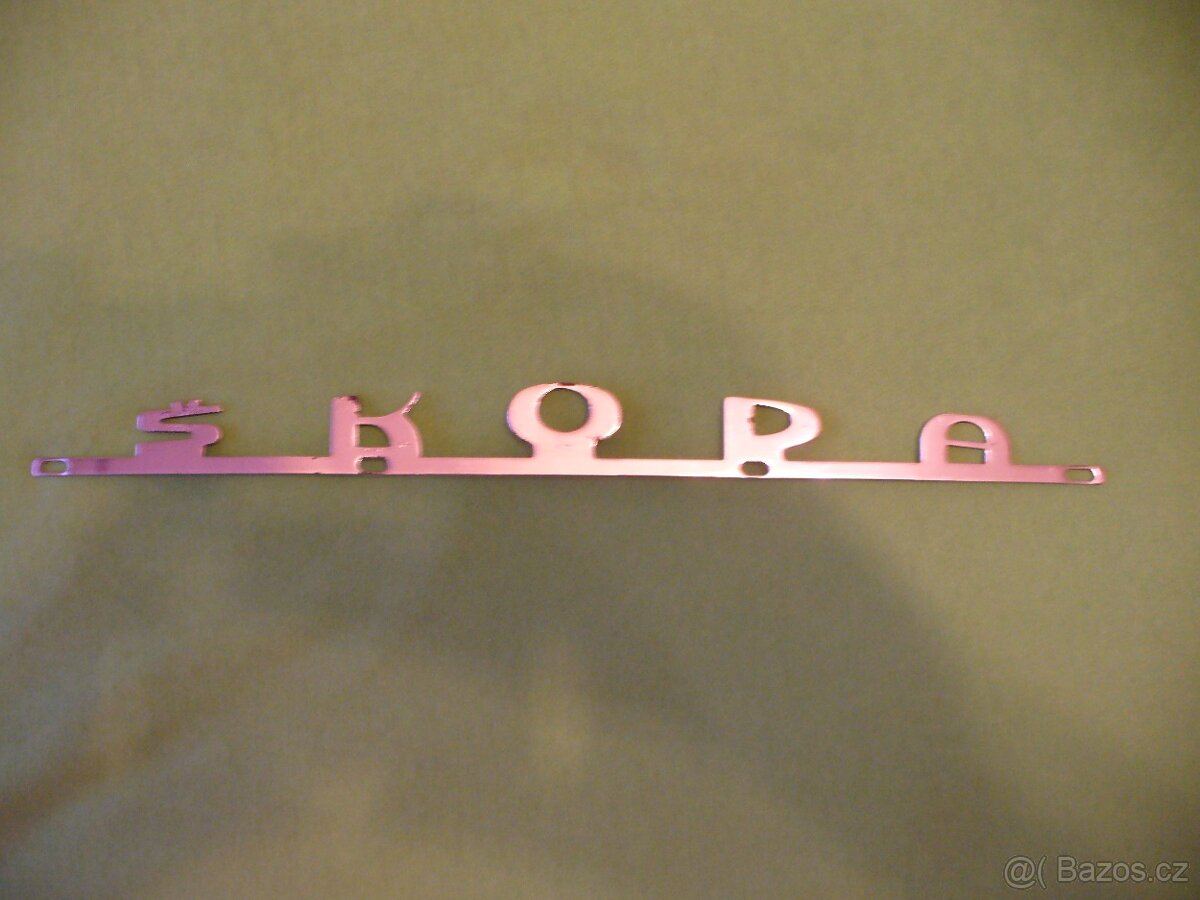 chromový nápis ŠKODA - 7