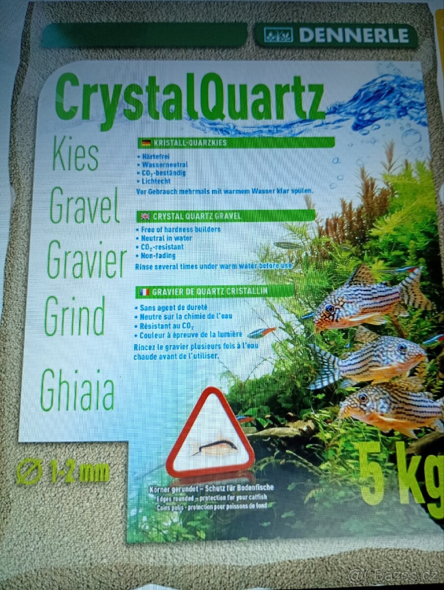 Nové dno do akvária substráty, pisky, kořeny - 7