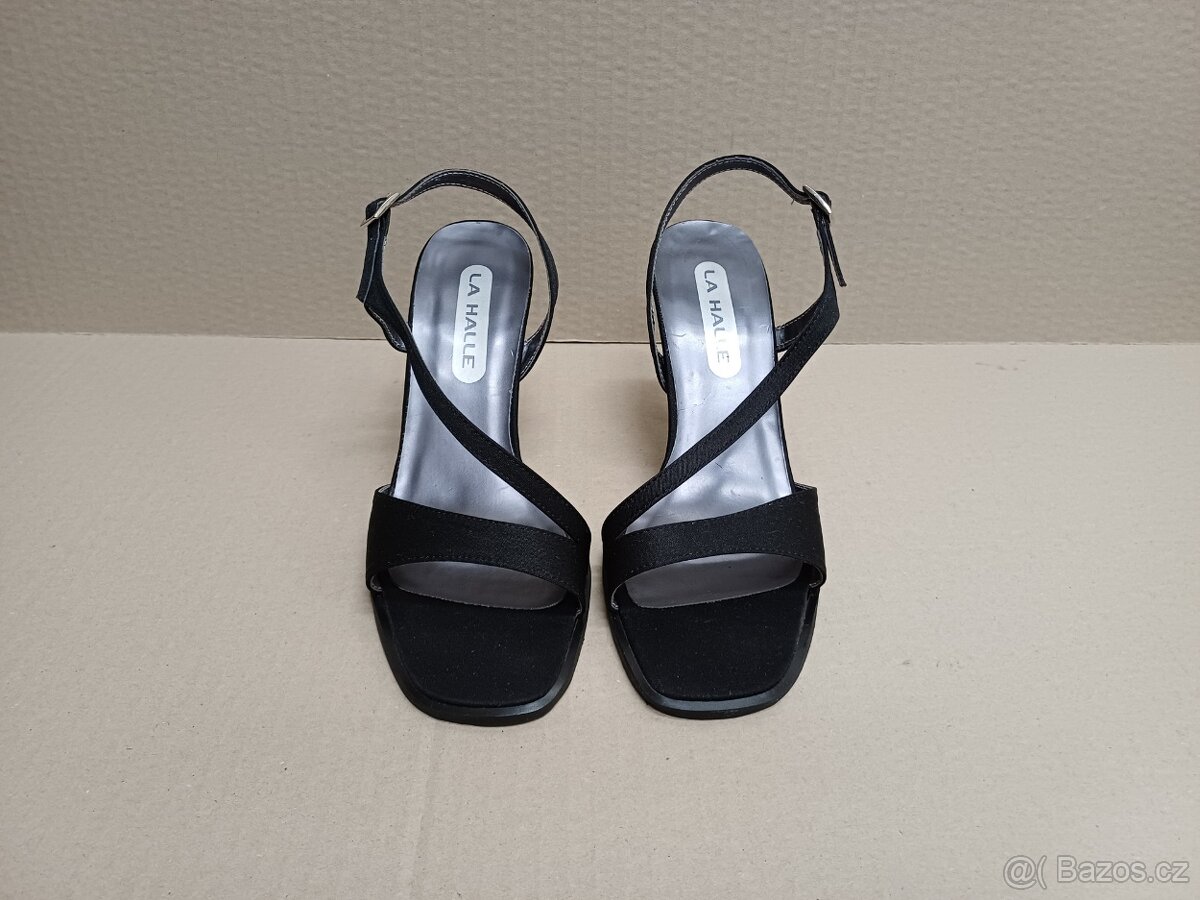 Černé sandálky vel.37 - 7