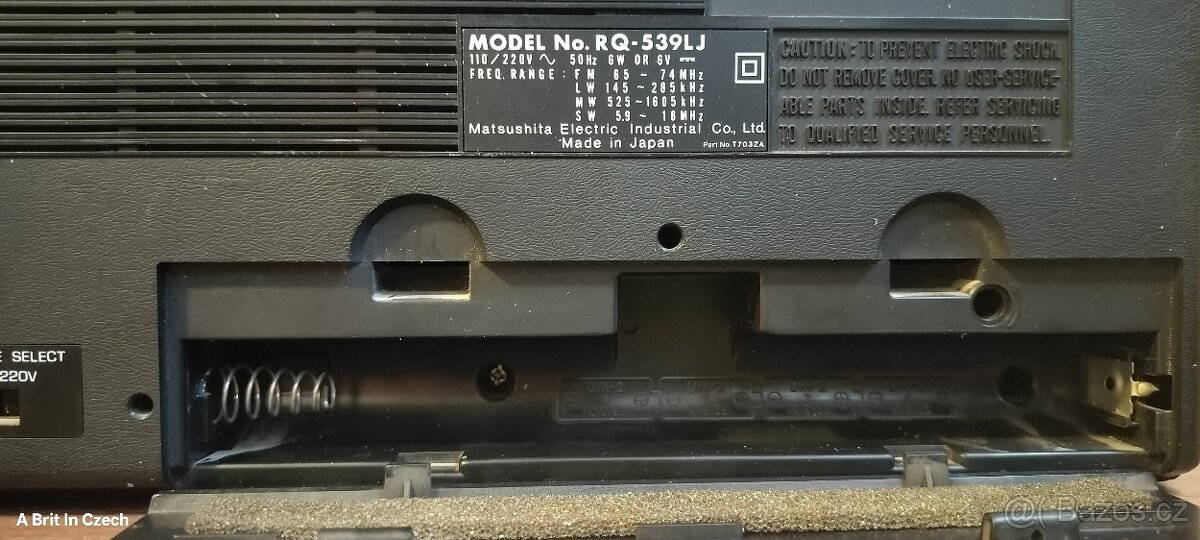 Panasonic RQ - 539LJ + 2x Tapes - 7