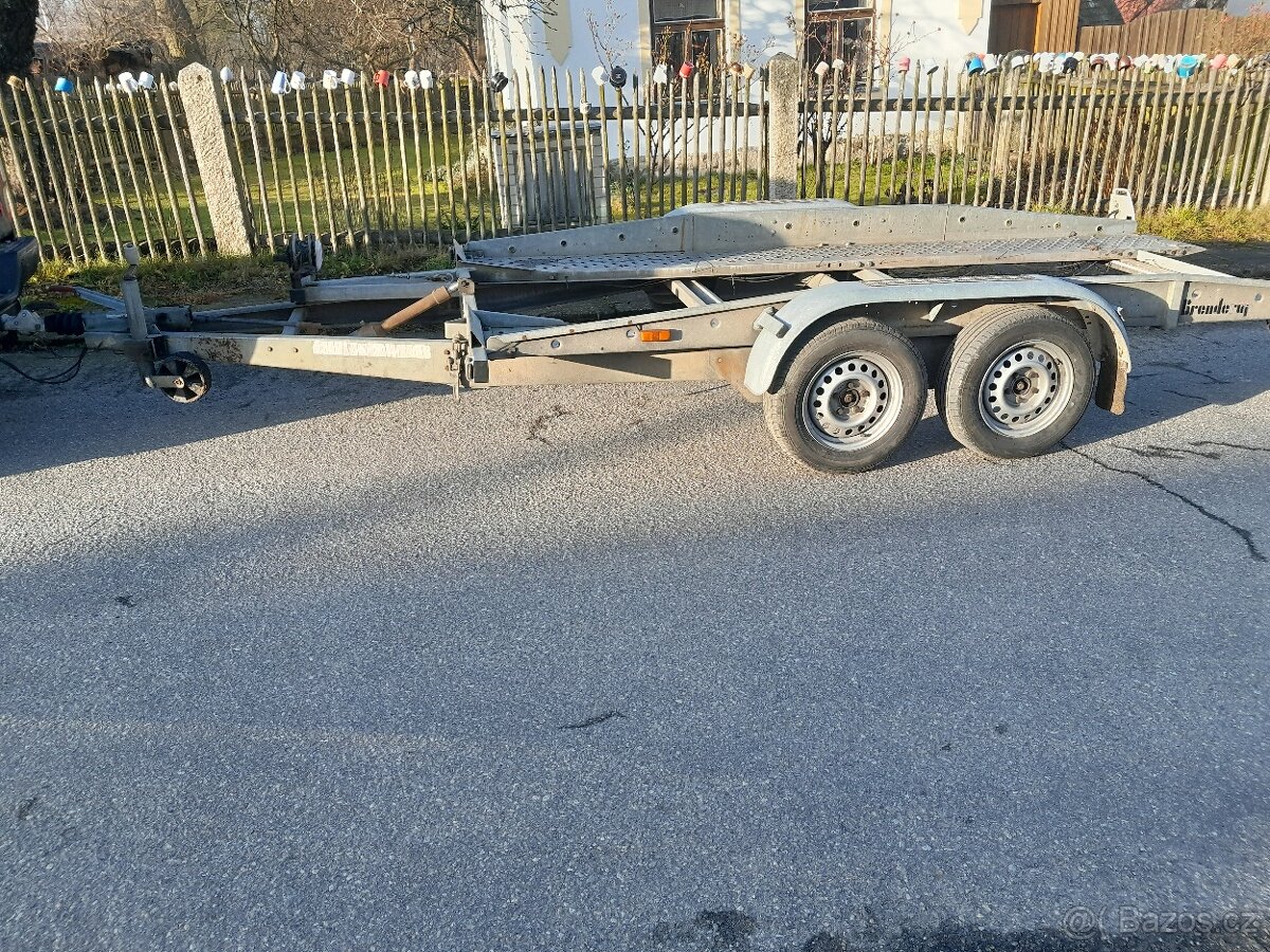 Přívěs na přepravu automobilu 2,5 t podval autopřepravník - 7