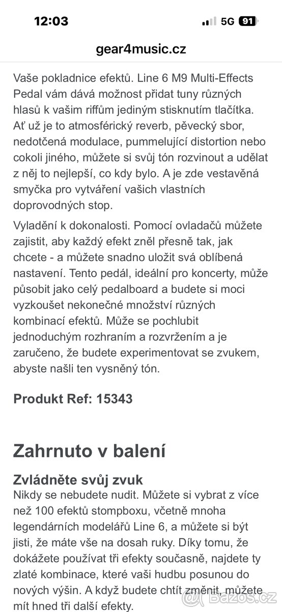 Kytarový Multiefekt - 7