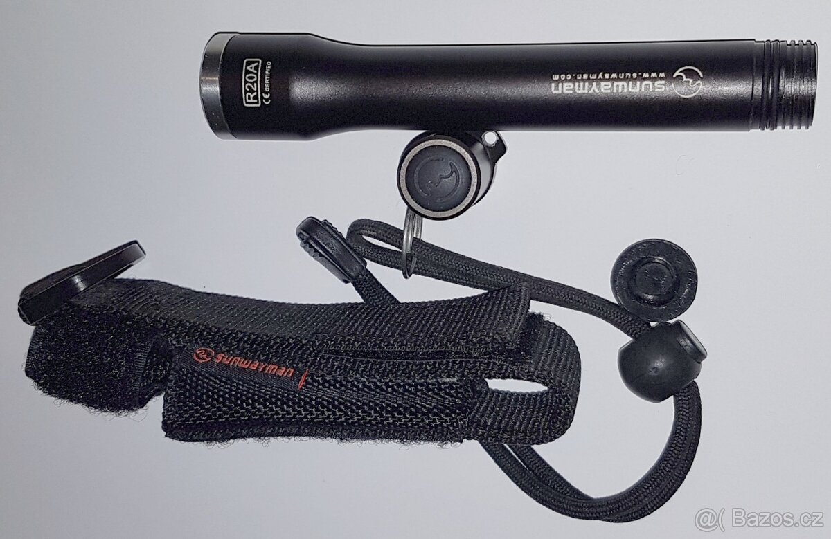 LED svítilna baterka SUNWAYMAN R20A, příslušenství, pouzdro - 7