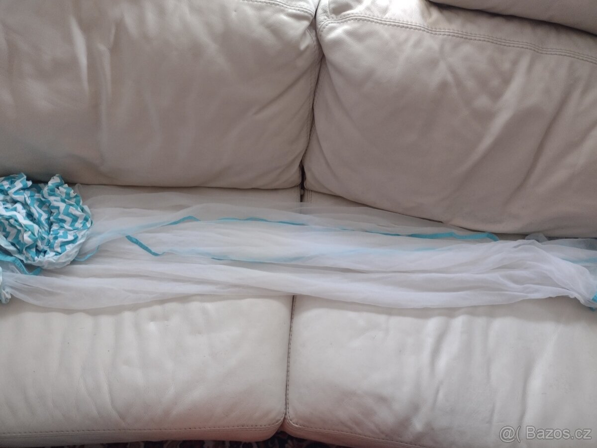 Postýlka, mantinel, nebesa, prostěradlo, povlečení - 7