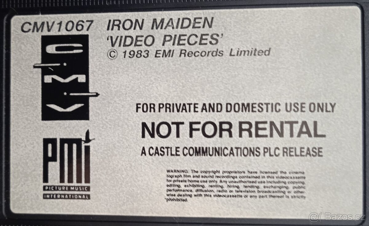 VHS IRON MAIDEN - hudební - 7