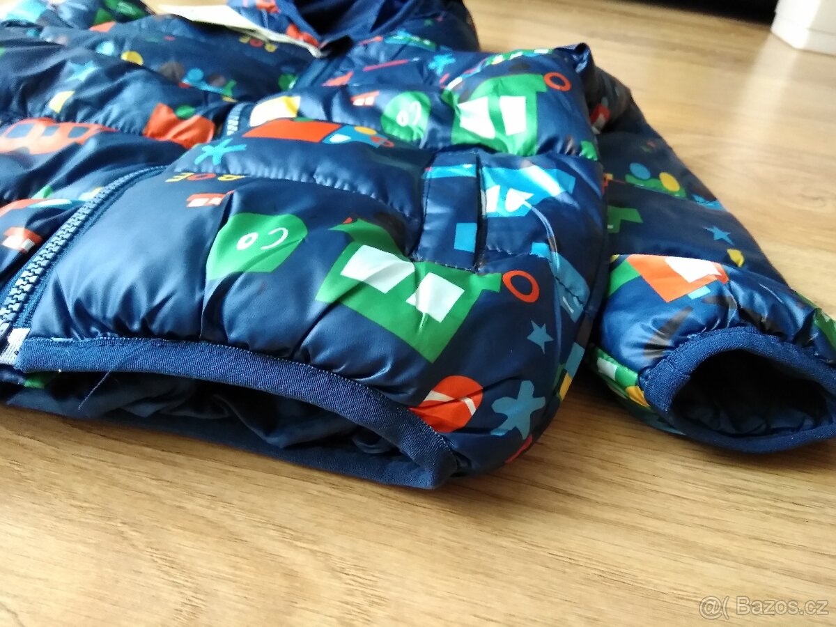 Nová přechodná bunda AUTÍČKA, vel.86/92 - 7