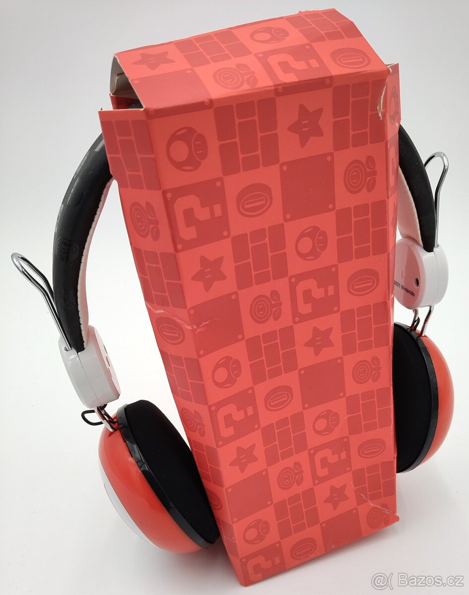 Krásné značkové Dětská sluchátka OTL Mario Icon Tween SUPER - 7
