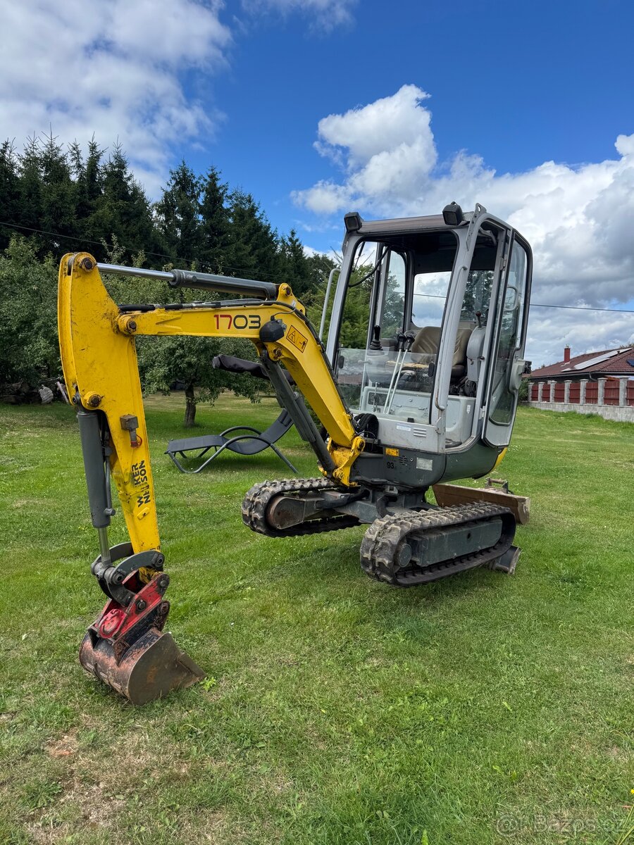 Minibagr wacker neuson 1,7t - 7