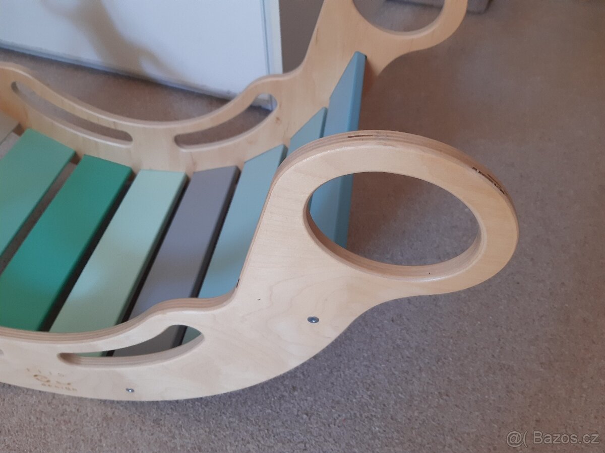 eliNeli dřevěná montessori houpačka - 7