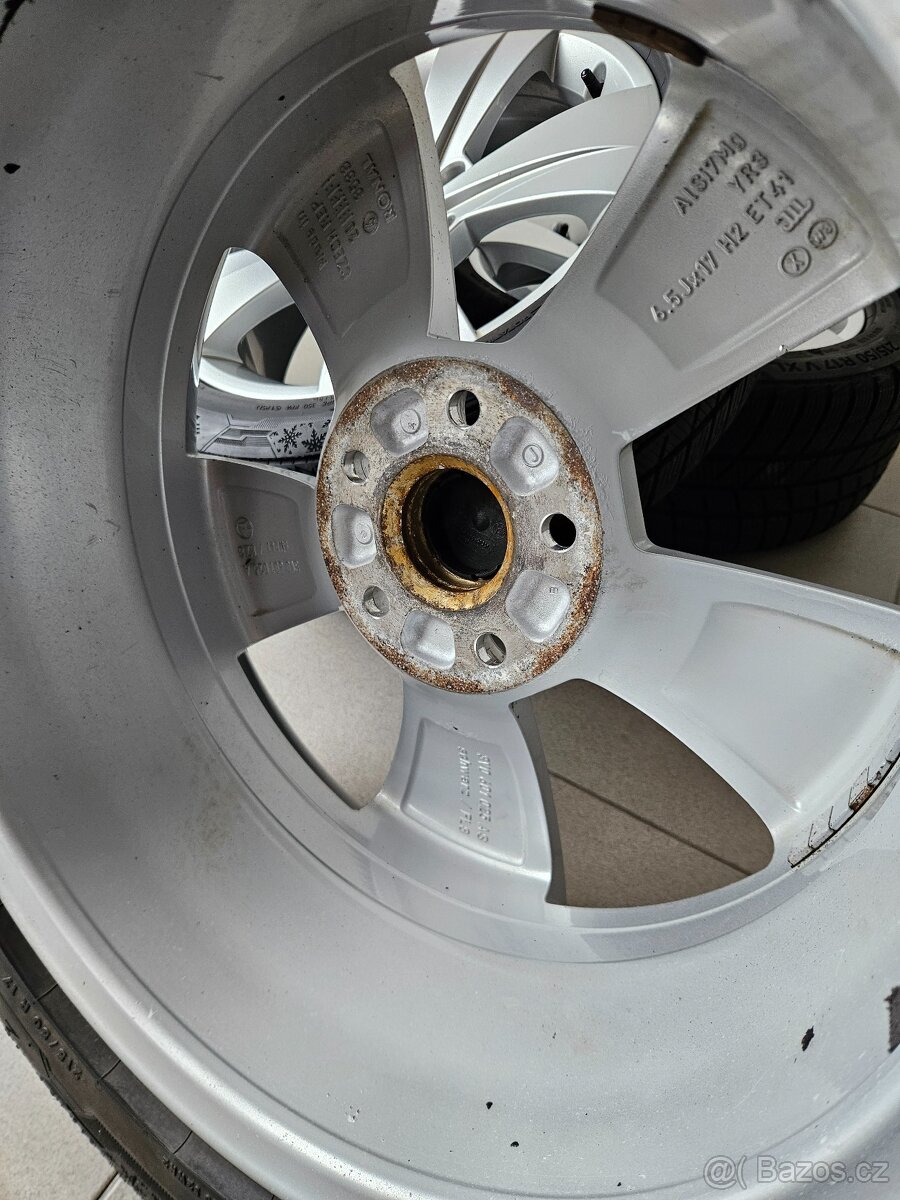 Orig. Skoda 5x112 Zimní Barum 215/50/17 - Zánovní - 7