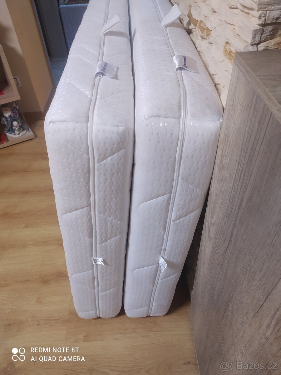 MATRACE SCHLARAFFIA 7-zonové se stříbrem 90x200x18cm - 2ks - 7