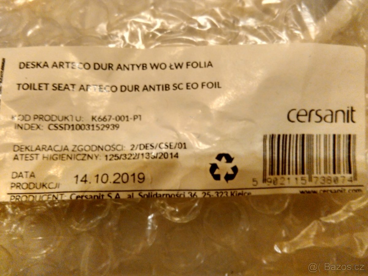 Nové záchodové sedátko CERSANIT ARTECO K667-001 - 7