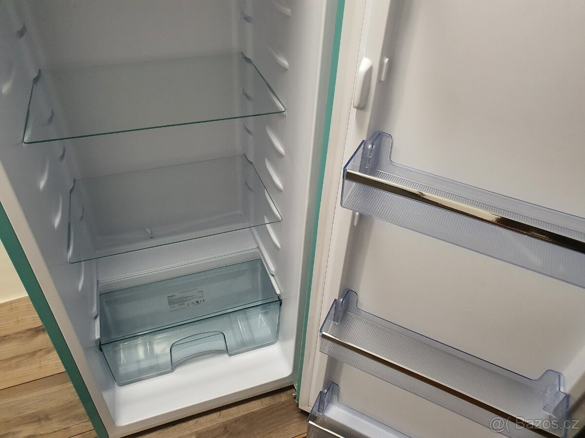dovoz - úsporná A++ RETRO lednice jako nová - 7
