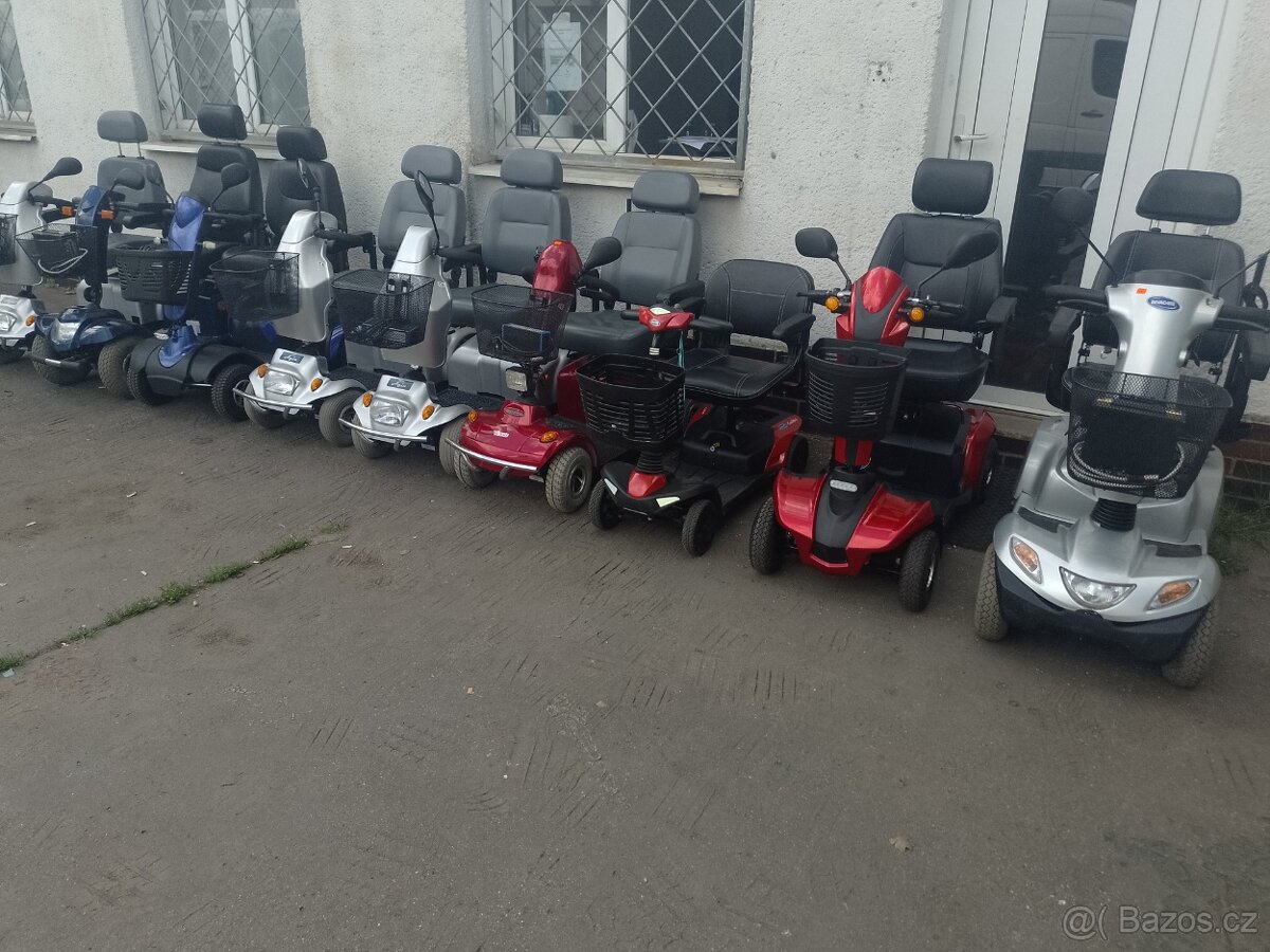 Elektrický invalidní skútr, TOP STAV, BEZ ŠKRÁBANCŮ - 7