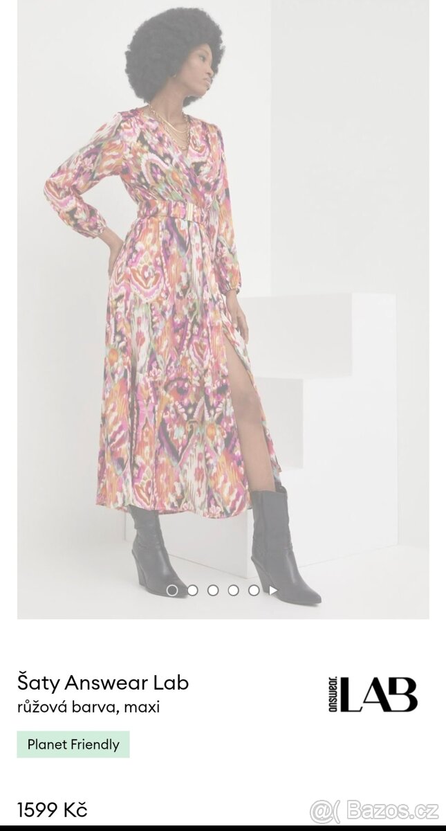 Dlouhé barevné šaty - 7