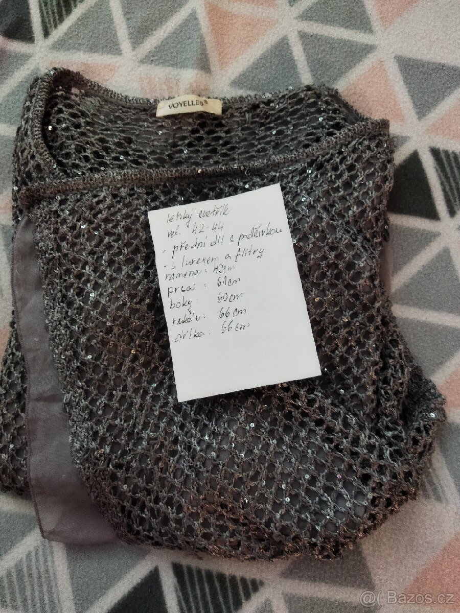 Lehký svetřík vel.42-44 - 7