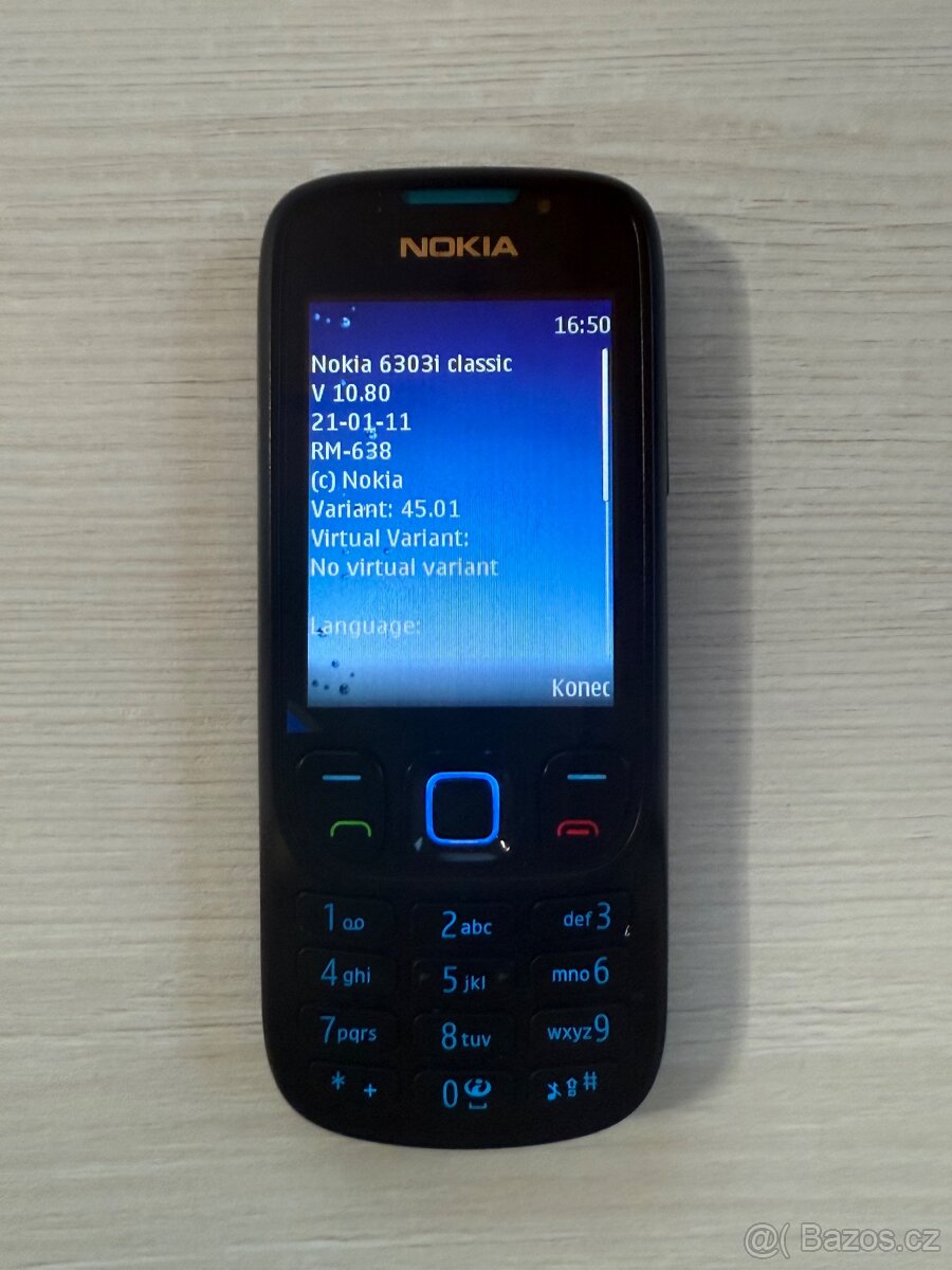 NOKIA 6303i Classic Matt Black - 7