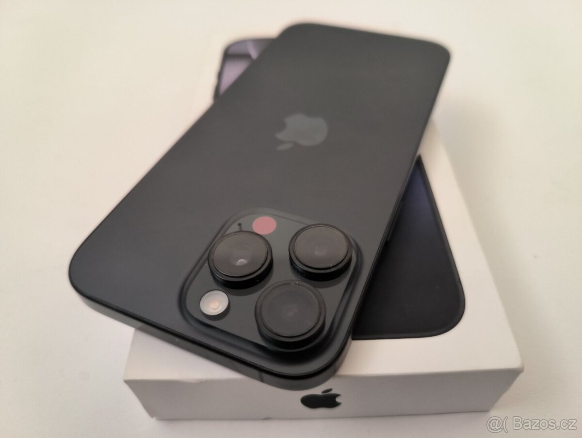 apple iphone 16 PRO MAX 256gb Black Titanium / Batéria 95% - 7