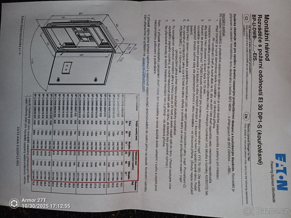 Elektroměrový rozvaděč - 7