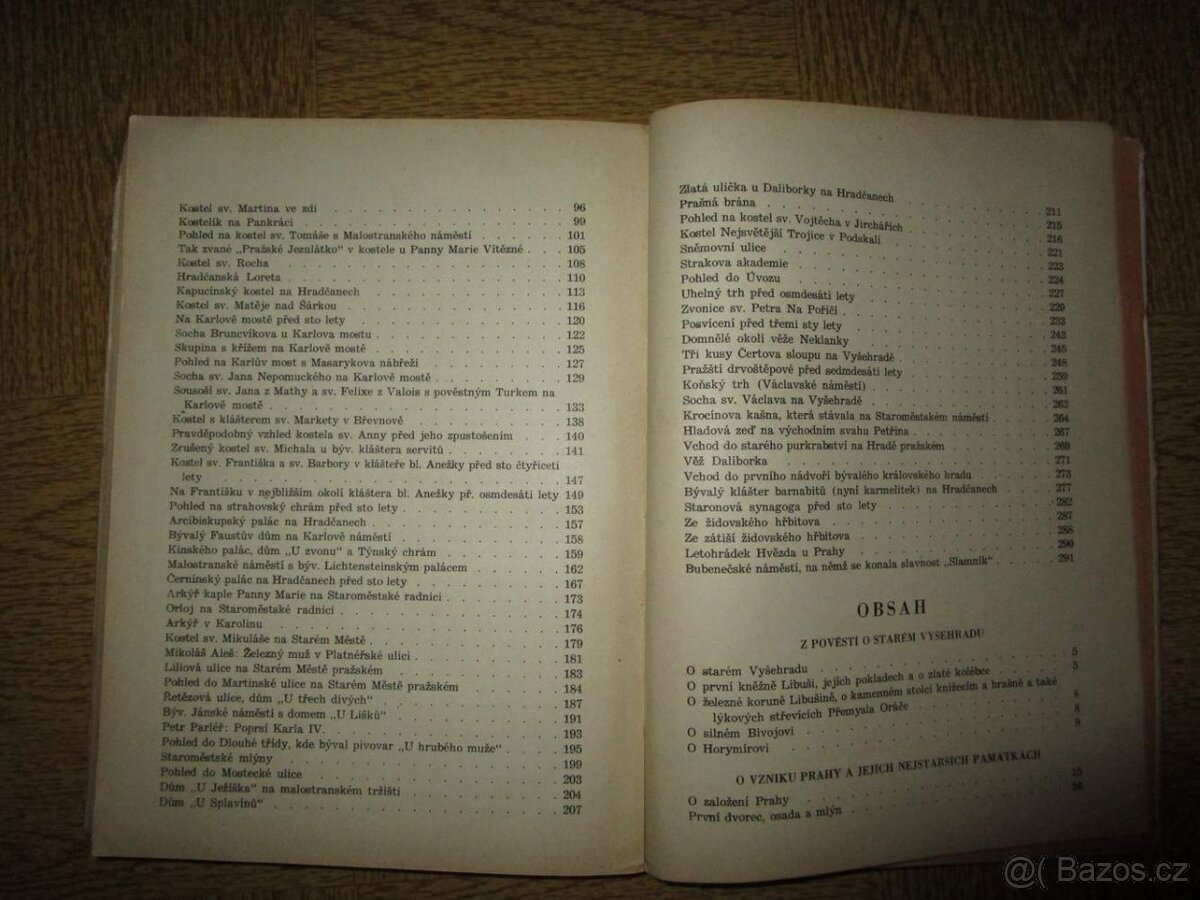 STAROPRAŽSKÉ POVĚSTI A LEGENDY druhé vydání 1947. J. Košnar. - 7