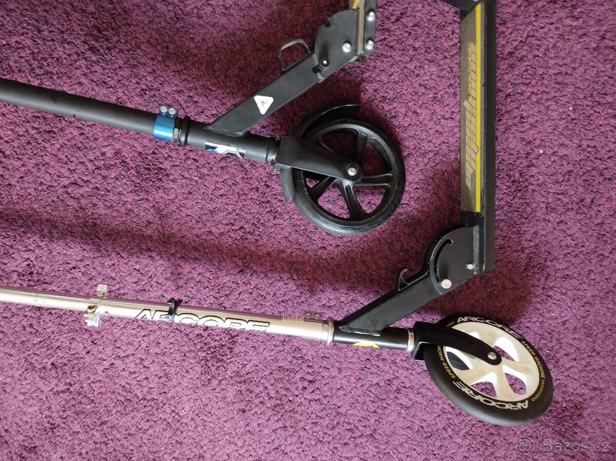 kolobezka jako nová - velká kola - 1KUS - 7