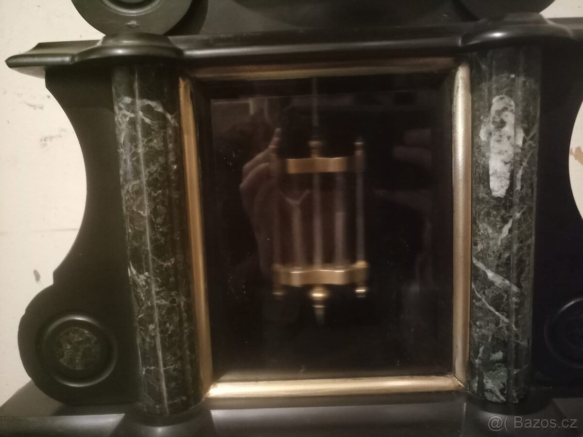 Mramorové krbové hodiny - 7