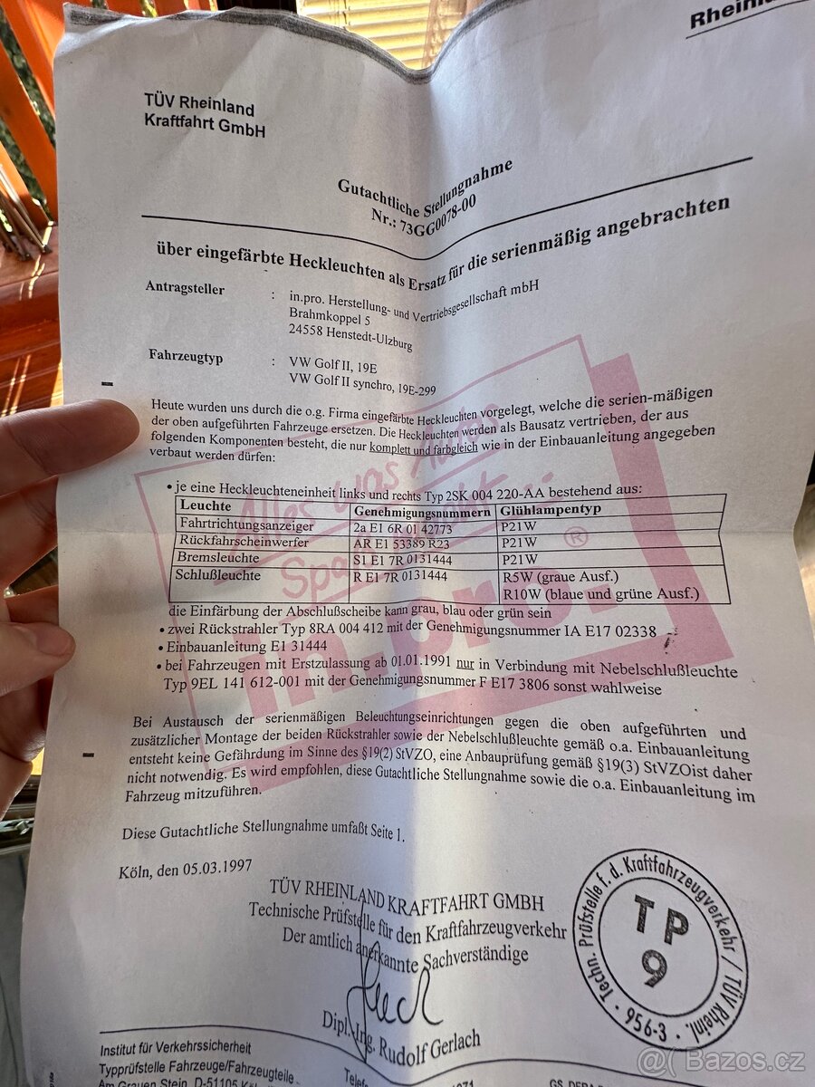 Volkswagen VW GOLF 2 II MK2 Hella Black Nové zadní světla - 7