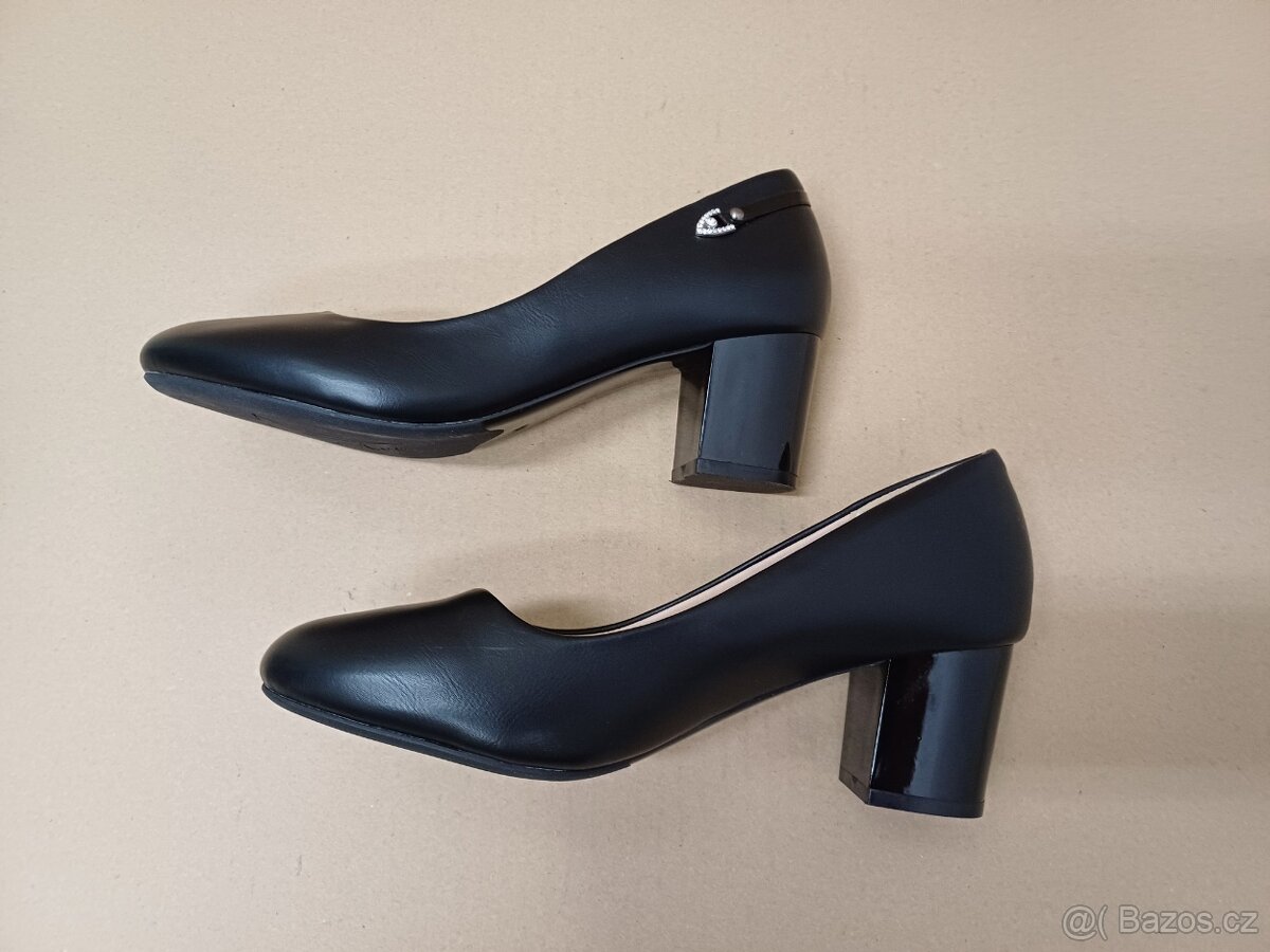 Černé lodičky vel.39 - 7