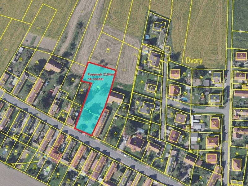 Prodej stavebního pozemku 2 134 m2 - 7