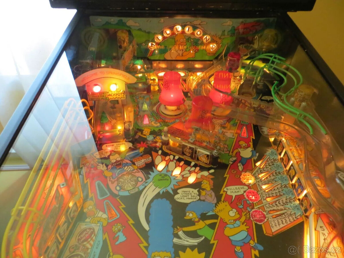 Simpsonovi Flipper od Data East, pinballový automat, z roku - 7