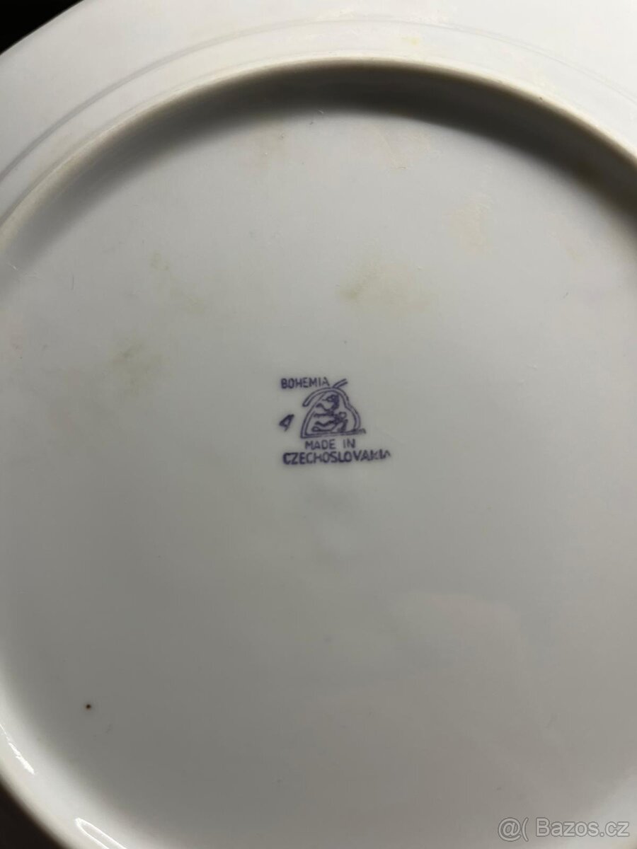 Staré talíře s logem Zdaz - Žďas Žďár nad Sázavou - 7