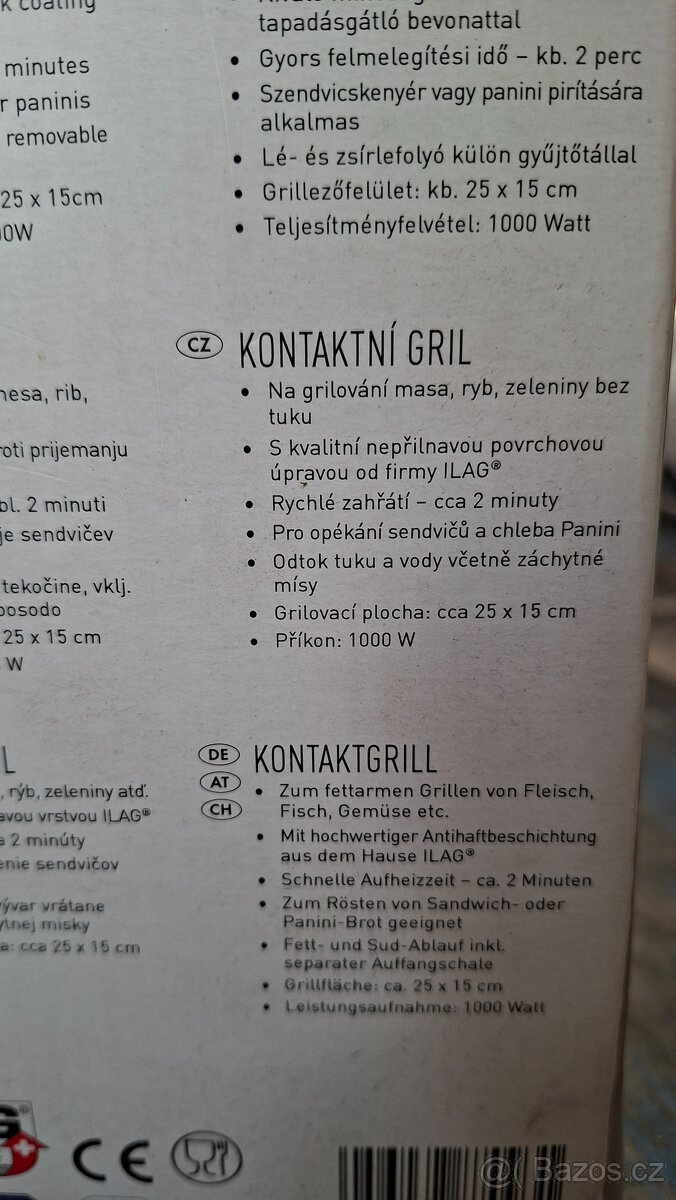 Vaflovač a kontaktní gril - 7