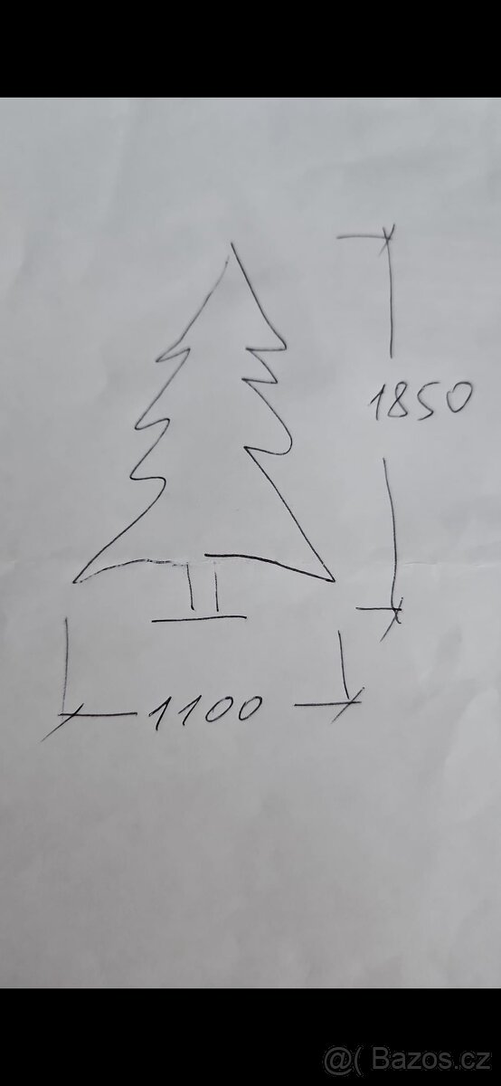 Prodej umělého vánočního stromečku. - 7