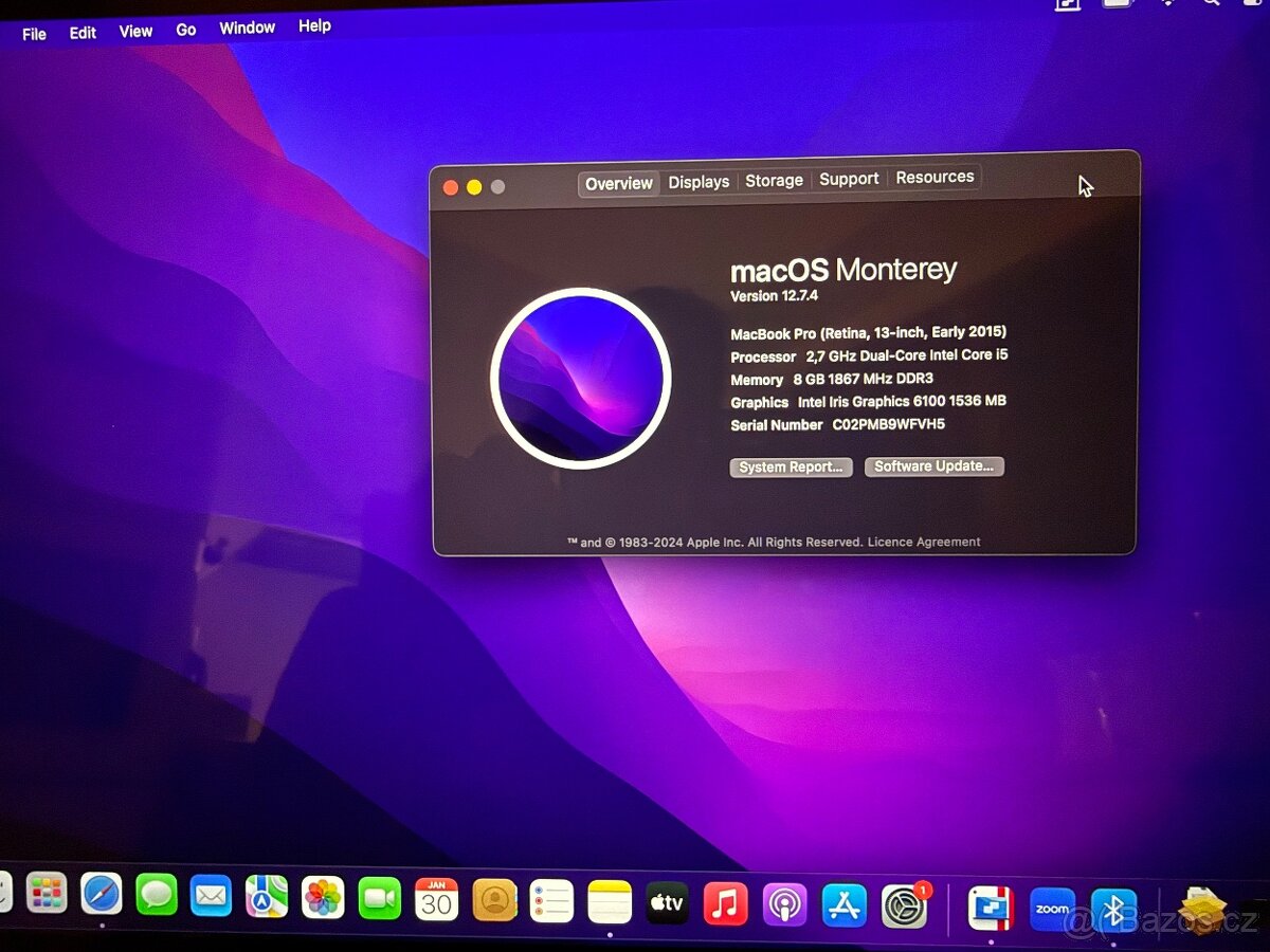 MacBook Pro Retina 13" (Early 2015) 8GB - 7