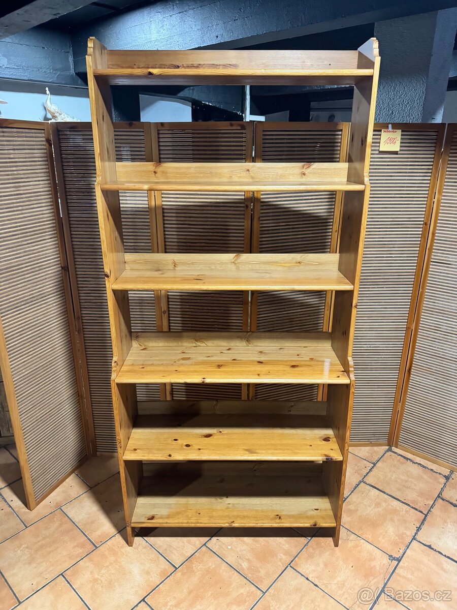 Dřevěná knihovna-regál IKEA Leksvik - 7