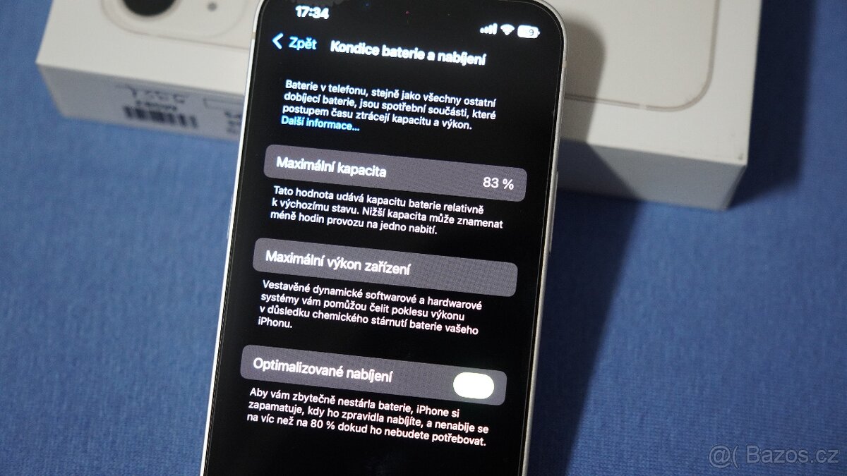 Apple iPhone 13 mini 128GB - Bílý - Stav A+ - 7