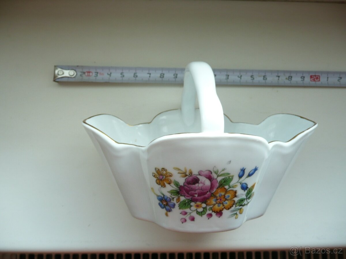 Porcelánový košíček zn. PM-Moschendorf, Bavaria - 7