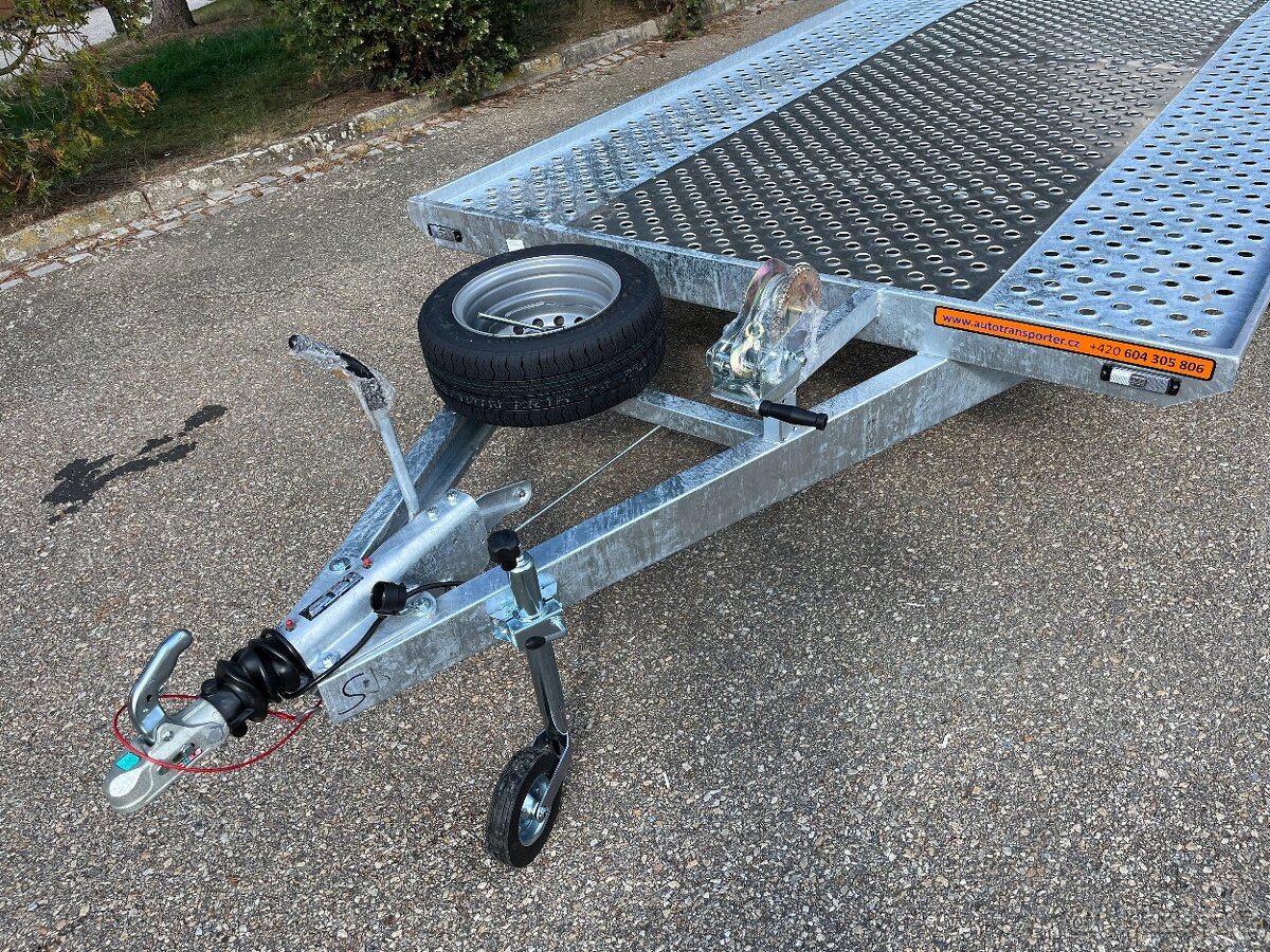 Přepravník snížený, kurtování celá plocha 450x210cm, 2700kg - 7