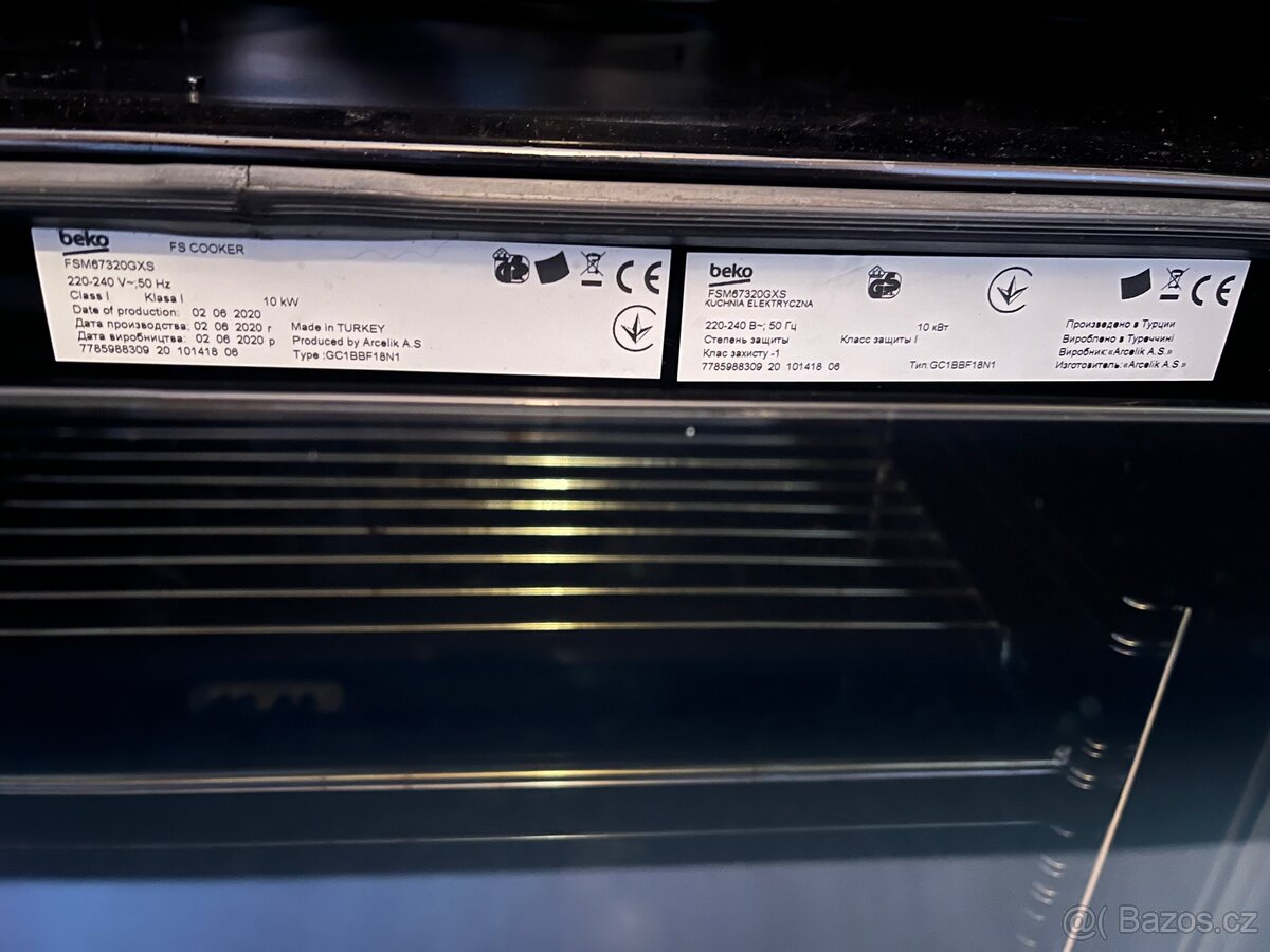 Sklokeramický sporák Beko - 7