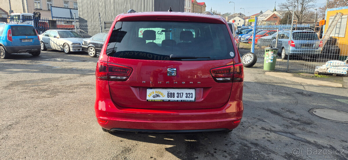 Seat Alhambra, 2.0TDI 110KW,FACELIFT,7 MÍST - 7
