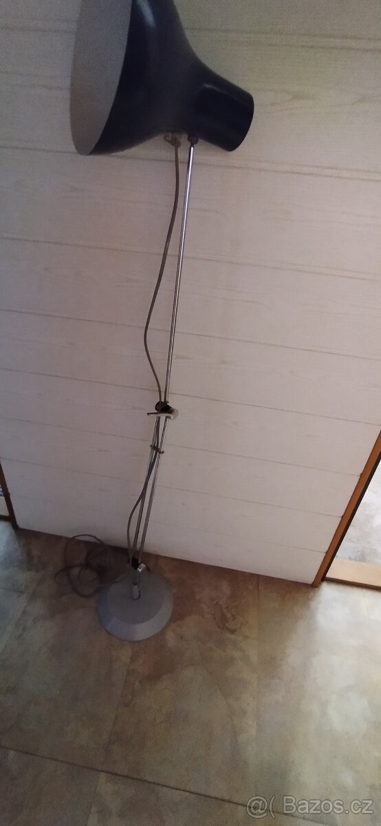 RETRO kovová kloubová stojací lampa - 7